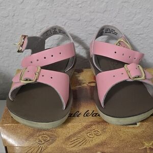 Salt Water Sandals by Hoy Pink Kids Double-Buckle Sandals